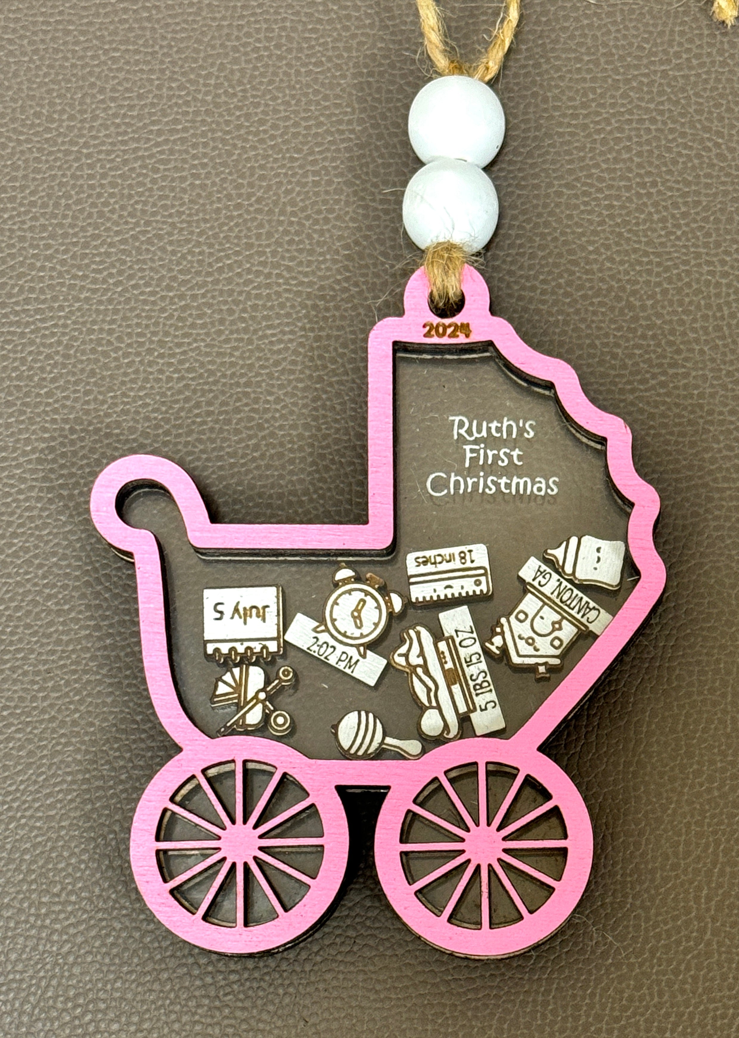 First Christmas  Shaker Ornament