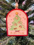 Arched Christmas Tree Ornament