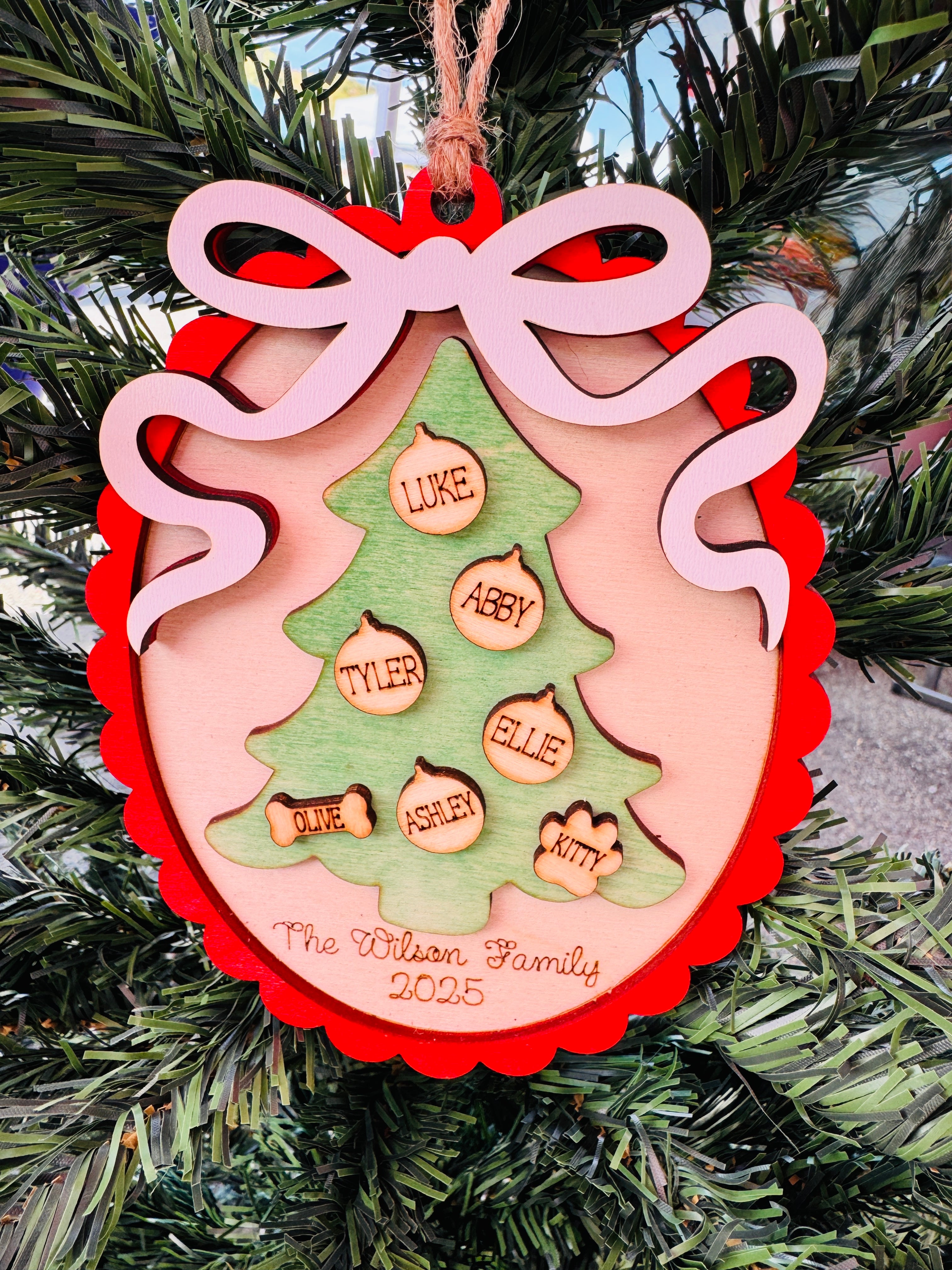 Ribbon Tree Ornament