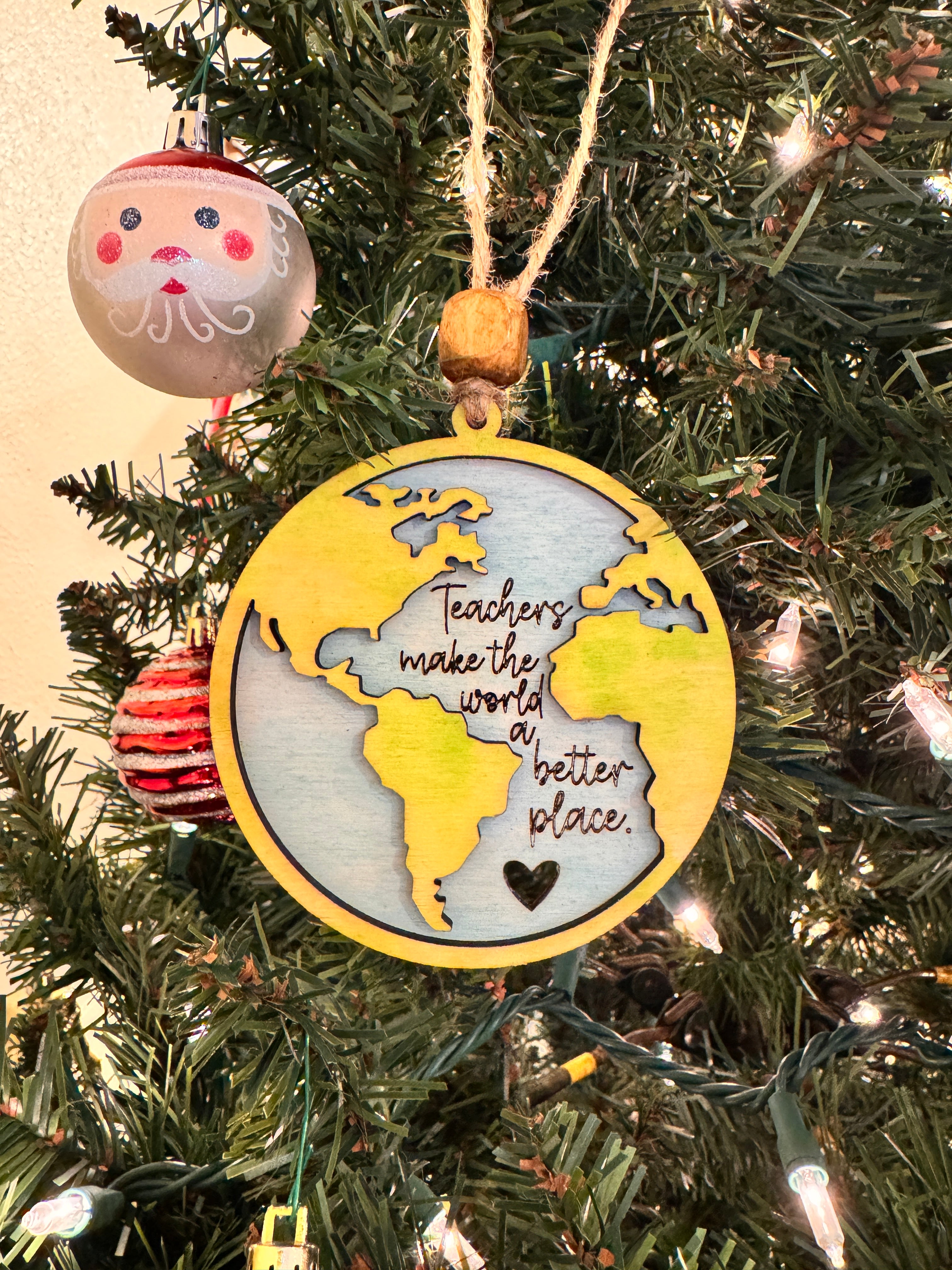 Teachers Change Ornament
