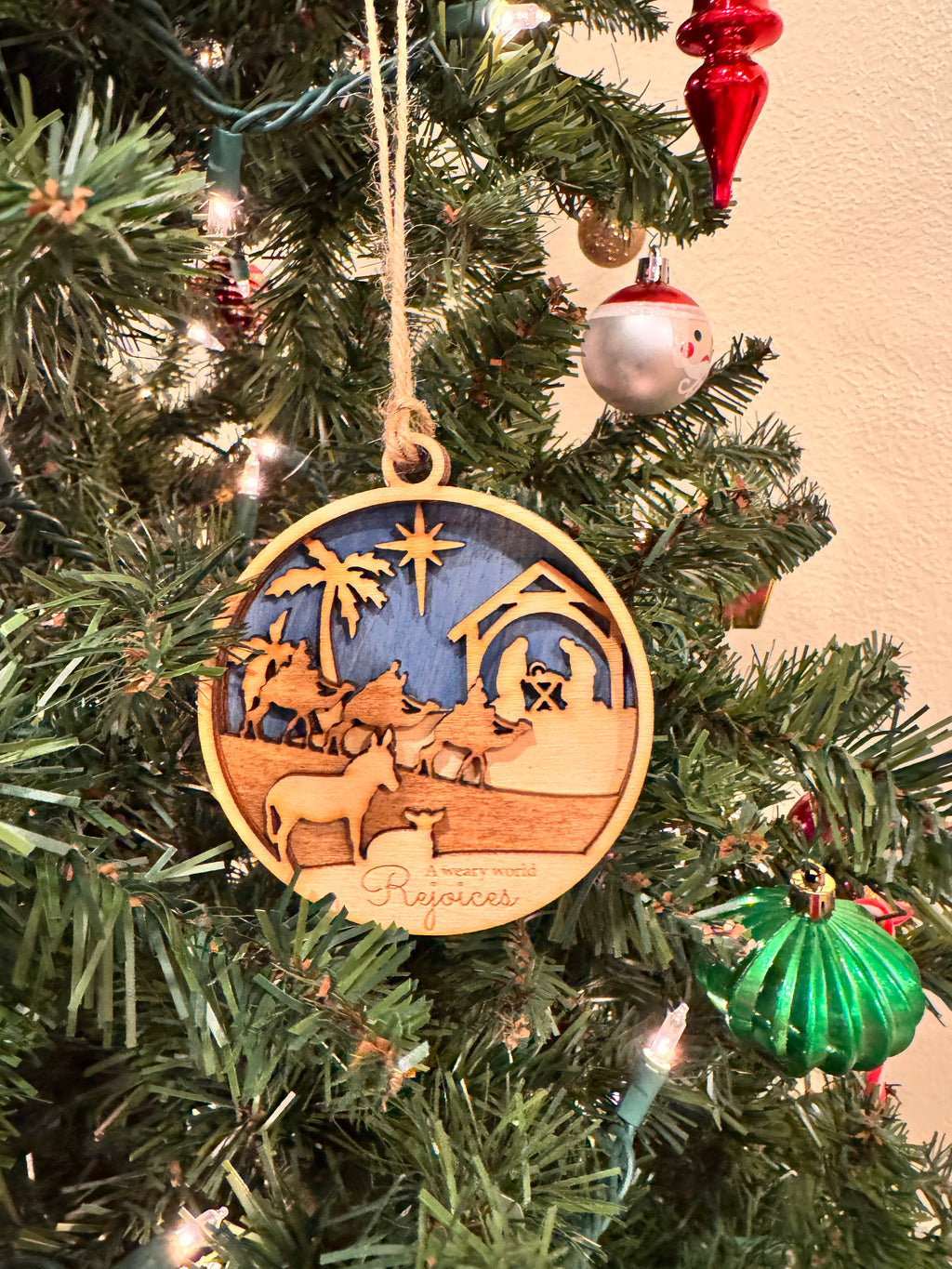 A weary world rejoices