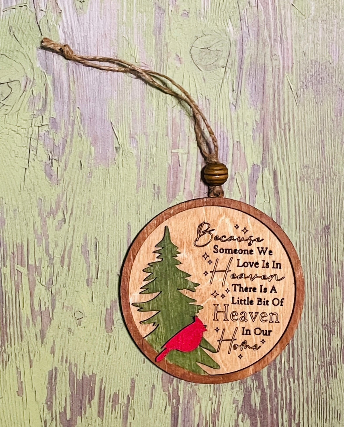 Cardinal Memorial Ornament